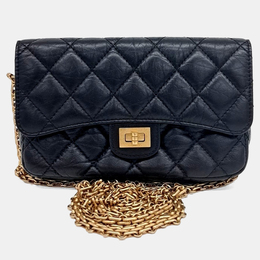 Chanel: Чёрная сумка через плечо 