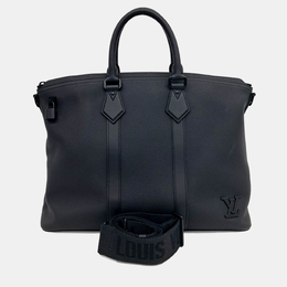 Louis Vuitton: Чёрная сумка-шоппер 