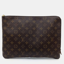 Louis Vuitton: Коричневая сумка 
