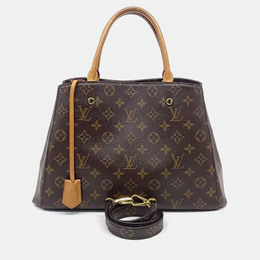 Louis Vuitton: Коричневая сумка  Montaigne