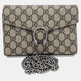 Gucci: Бежевая сумка  Dionysus