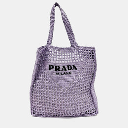 Prada: Фиолетовая сумка 