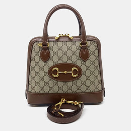 Gucci: Бежевая сумка на руку  1955 Horsebit