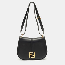 Fendi: Чёрная сумка 