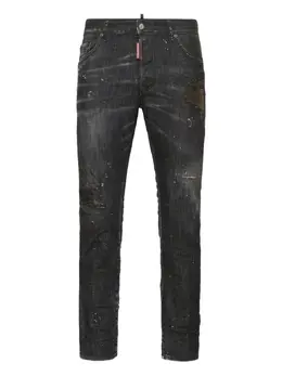 DSQUARED2: Чёрные джинсы  Skater