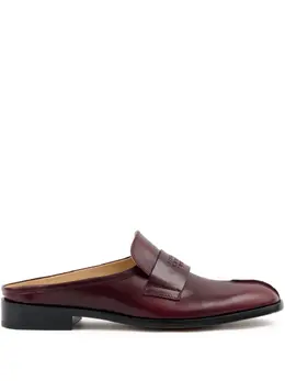 MM6 Maison Margiela: Бордовые лоферы 
