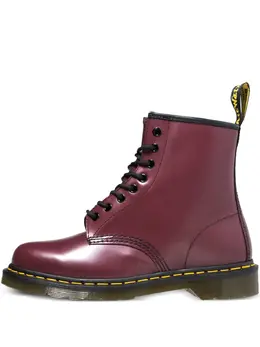Dr. Martens: Бордовые ботинки 