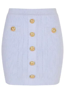 BALMAIN: Юбка из вискозы 