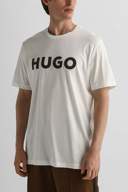 HUGO: Хлопковая футболка 