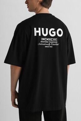 HUGO: Хлопковая футболка 