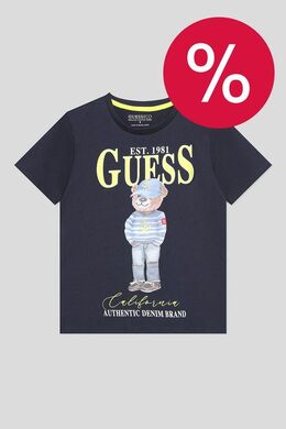 Guess: Хлопковая футболка 