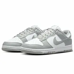 NIKE: Серые кроссовки  Dunk Low