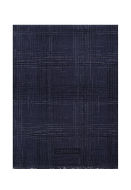 CORNELIANI: Синий шарф 