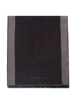 CORNELIANI: Коричневый шарф 