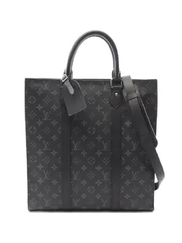 Louis Vuitton Pre-Owned: Чёрная сумка-шоппер 