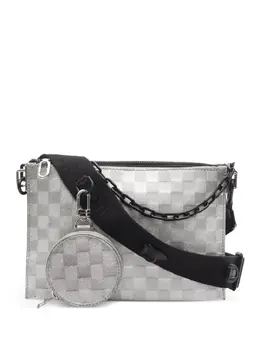 Louis Vuitton Pre-Owned: Серебристая сумка 