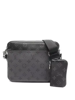 Louis Vuitton Pre-Owned: Чёрная сумка 