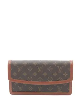 Louis Vuitton Pre-Owned: Коричневый клатч 