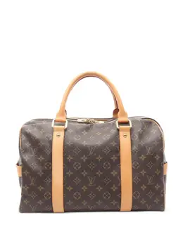Louis Vuitton Pre-Owned: Коричневая спортивная сумка 