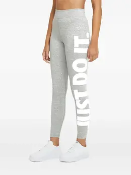 Nike: Легинсы  Just Do It с принтом