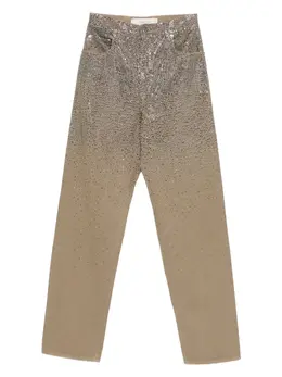 Golden Goose: Джинсы со стразами 