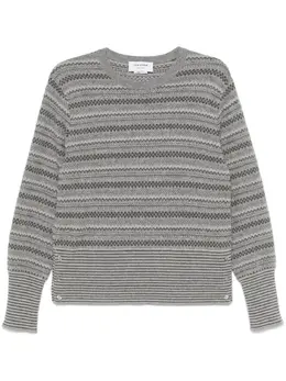 Thom Browne: Жаккардовый свитер 