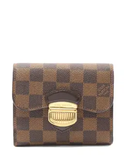 Louis Vuitton Pre-Owned: Коричневый кошелёк 