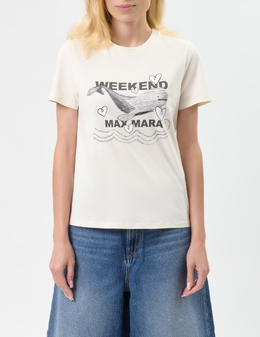 WEEKEND MAX MARA: Бежеві футболки 