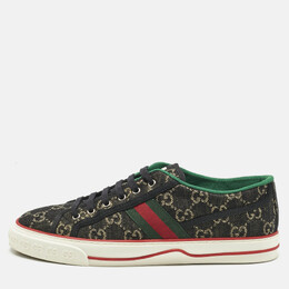 Gucci: Чёрные кроссовки  Tennis 1977