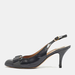 Salvatore Ferragamo: Чёрные туфли  Vara Bow