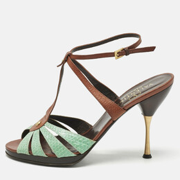 Valentino: Коричневые сандалии 