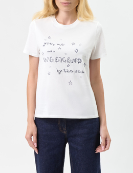 WEEKEND MAX MARA: Білі футболки 