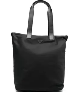 Emporio Armani: Чёрная сумка-шоппер 