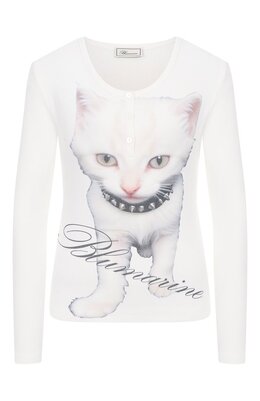 Blumarine: Хлопковый свитшот 