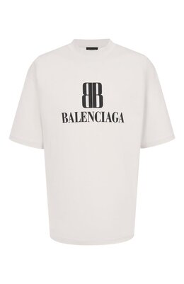 Balenciaga: Хлопковая футболка 