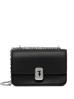 Trussardi: Чёрная сумка через плечо 