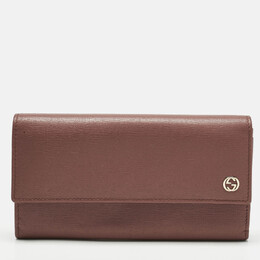 Gucci: Розовый кошелёк  Interlocking G