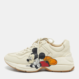 Gucci: Белые кроссовки  Disney