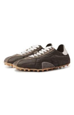 Maison Margiela: Кроссовки цвета хаки 