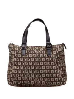 Fendi Pre-Owned: Коричневая сумка-шоппер 
