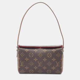 Louis Vuitton: Коричневая сумка 