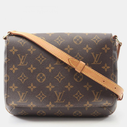 Louis Vuitton: Коричневая сумка  Musette