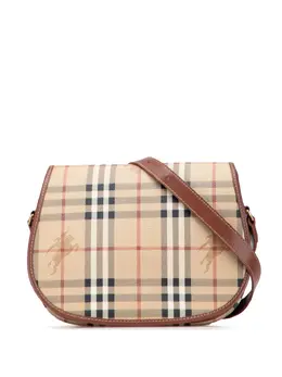 Burberry Pre-Owned: Коричневая сумка через плечо 