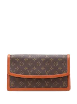 Louis Vuitton Pre-Owned: Коричневый клатч 