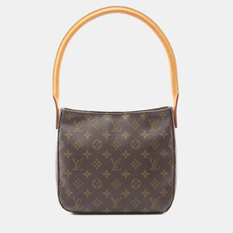 Louis Vuitton: Коричневая сумка  Looping