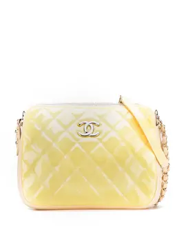 CHANEL Pre-Owned: Жёлтая сумка через плечо 