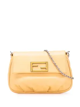 Fendi Pre-Owned: Жёлтая сумка через плечо 