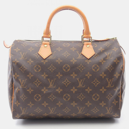 Louis Vuitton: Коричневая сумка  Speedy 30