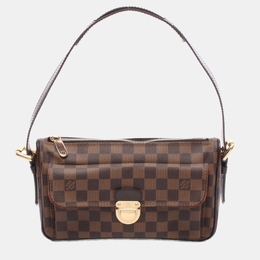 Louis Vuitton: Коричневая сумка 