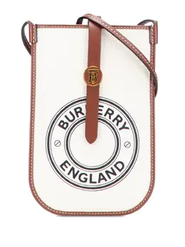 Burberry Pre-Owned: Белая сумка через плечо 